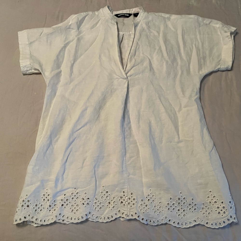 Lands End Linen Top